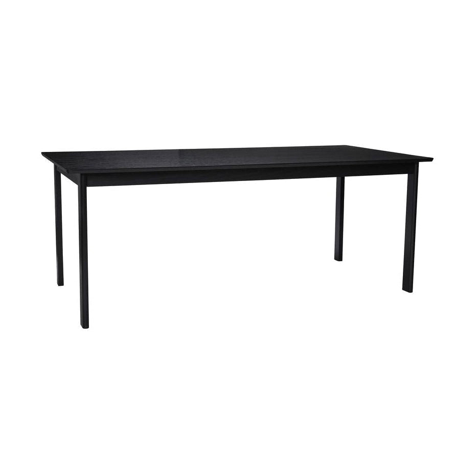 Hübsch Dappes rektangulärt matbord, svart