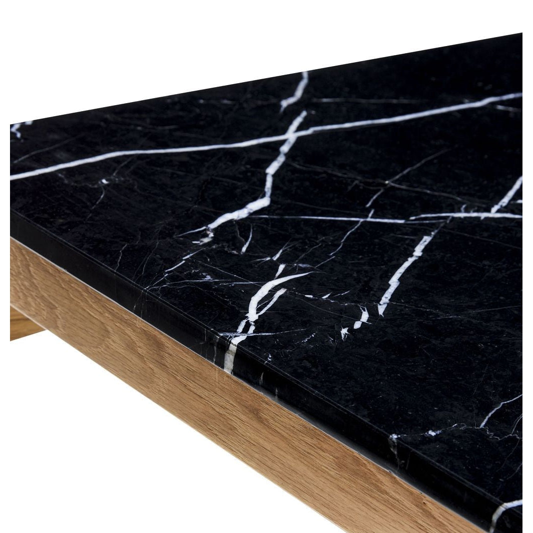 Hübsch Råa soffbord ek/marmor