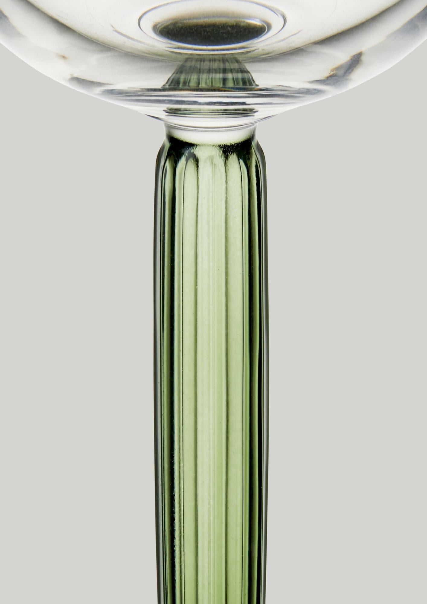 Kähler Hammershøi Champagne Glass 2 st. 240 ml, grön