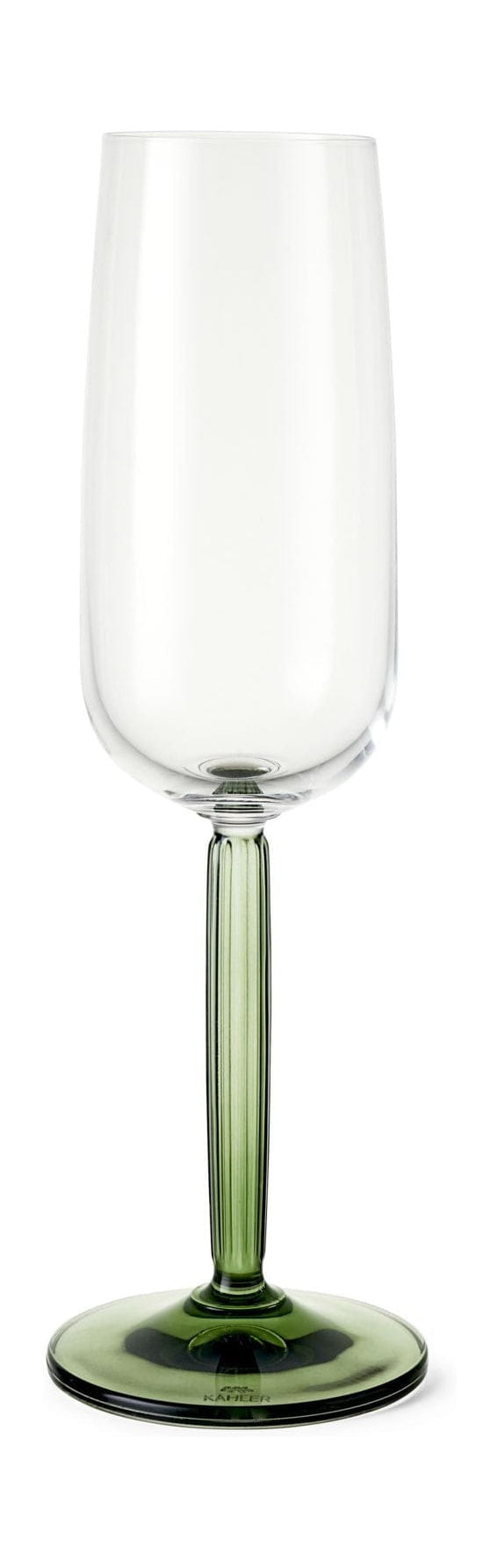 Kähler Hammershøi Champagneglas 2 Stk. 240 ml, Grøn