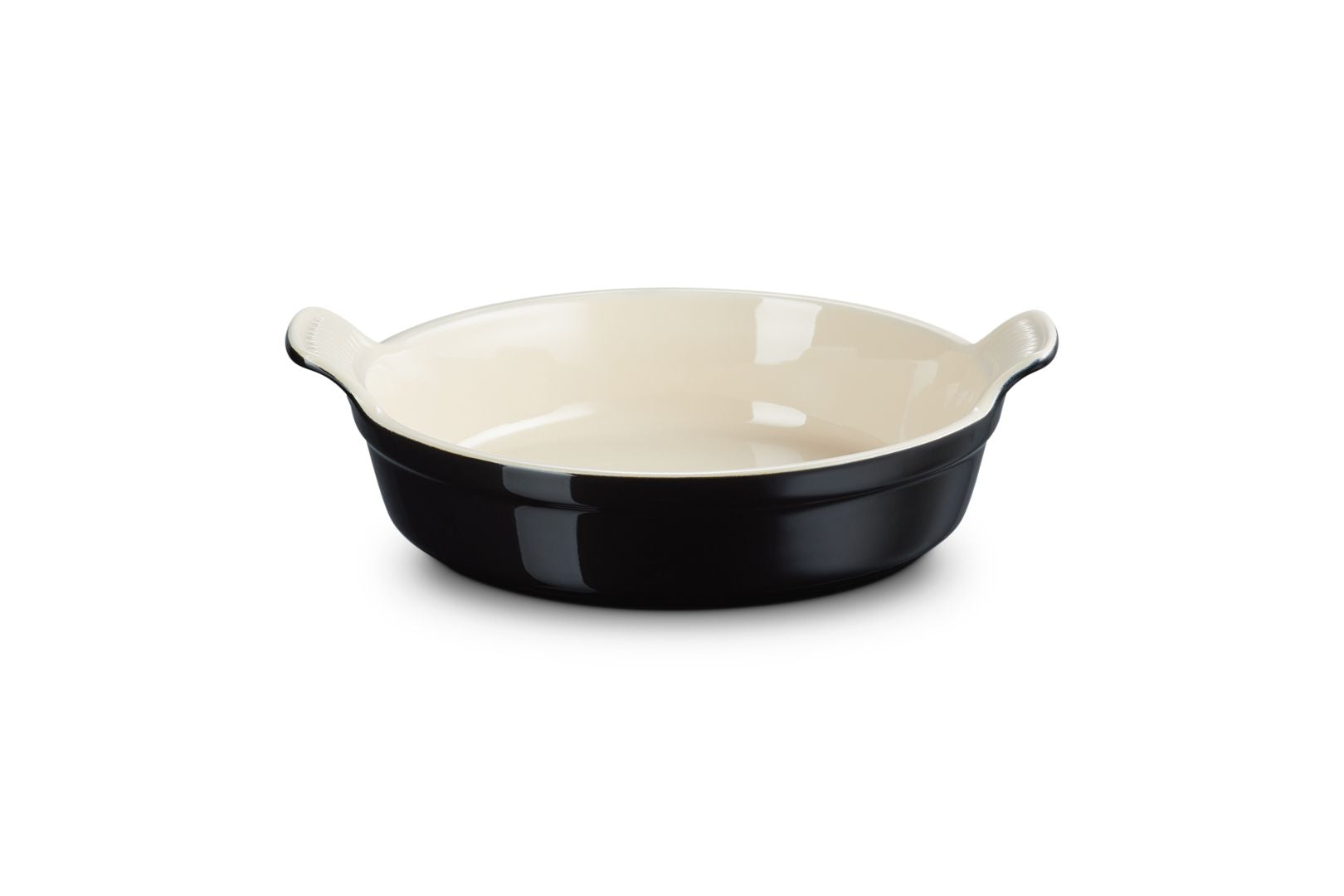 Le Creuset Round Traditional Casserole Dish 24 Cm, Black Onyx