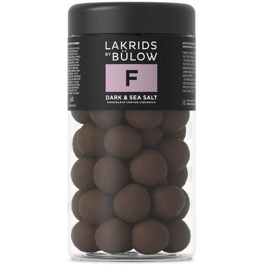 Lakrids by Bülow Regular F - Dark & Sea Salt, 295 Gram