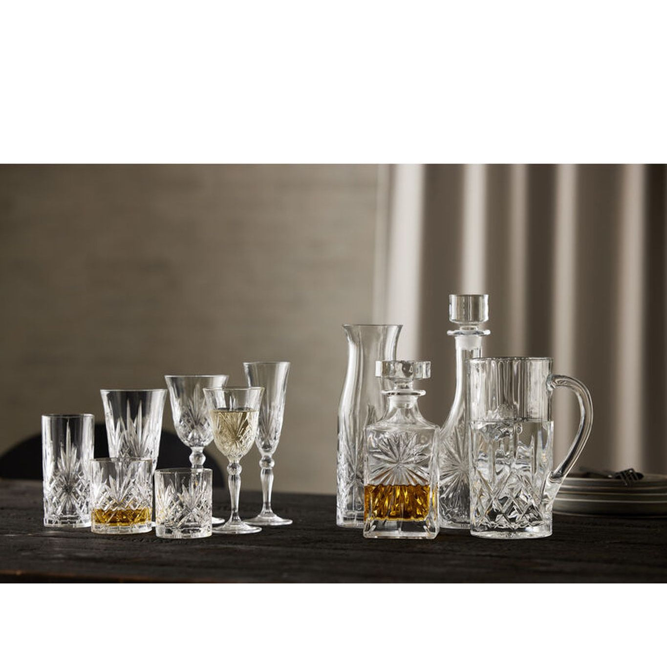 Lyngby Glas Melodia Crystal Highball Drinks Glass 6 Cl, 6 st.