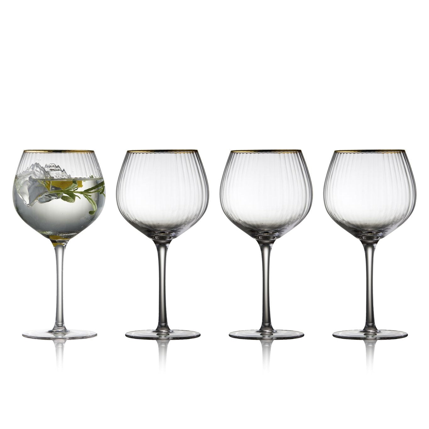 Lyngby Glas Palermo Gold Gin & Tonic Glass 65 Cl, 4 st.