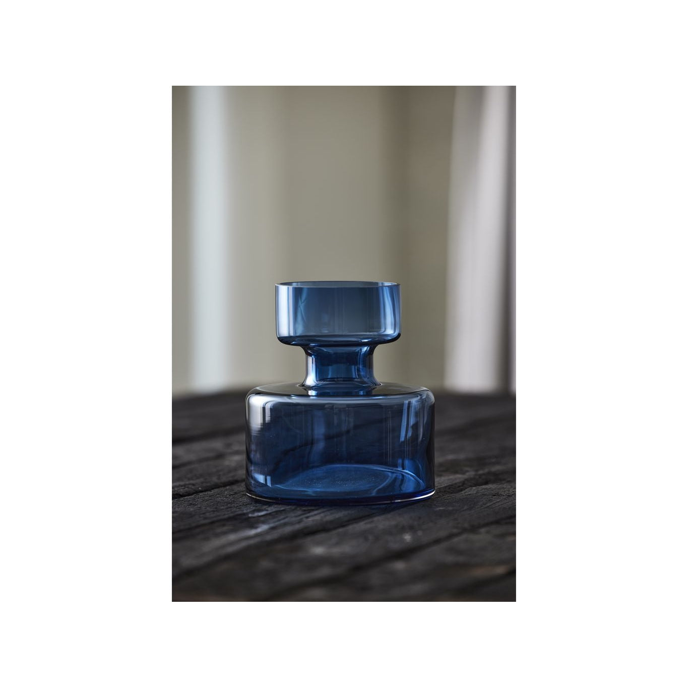 Lyngby Glas Tubulär vas H: 20 cm, blå