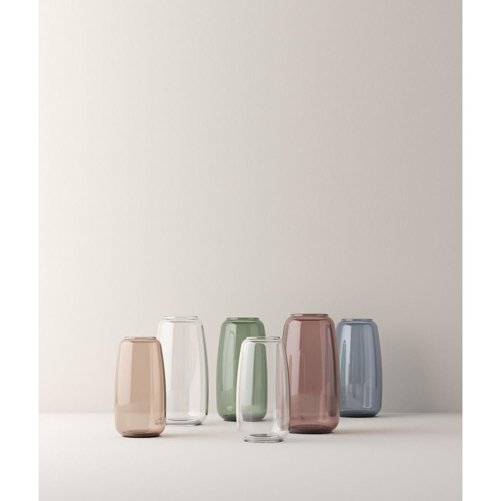 Lyngby Porcelæn Vase Form 130/3 Blå Glas, 22 cm-Vaser-Lyngby Porcelæn-5711507312071-201404-LYN-EXPIRED-Allbuy