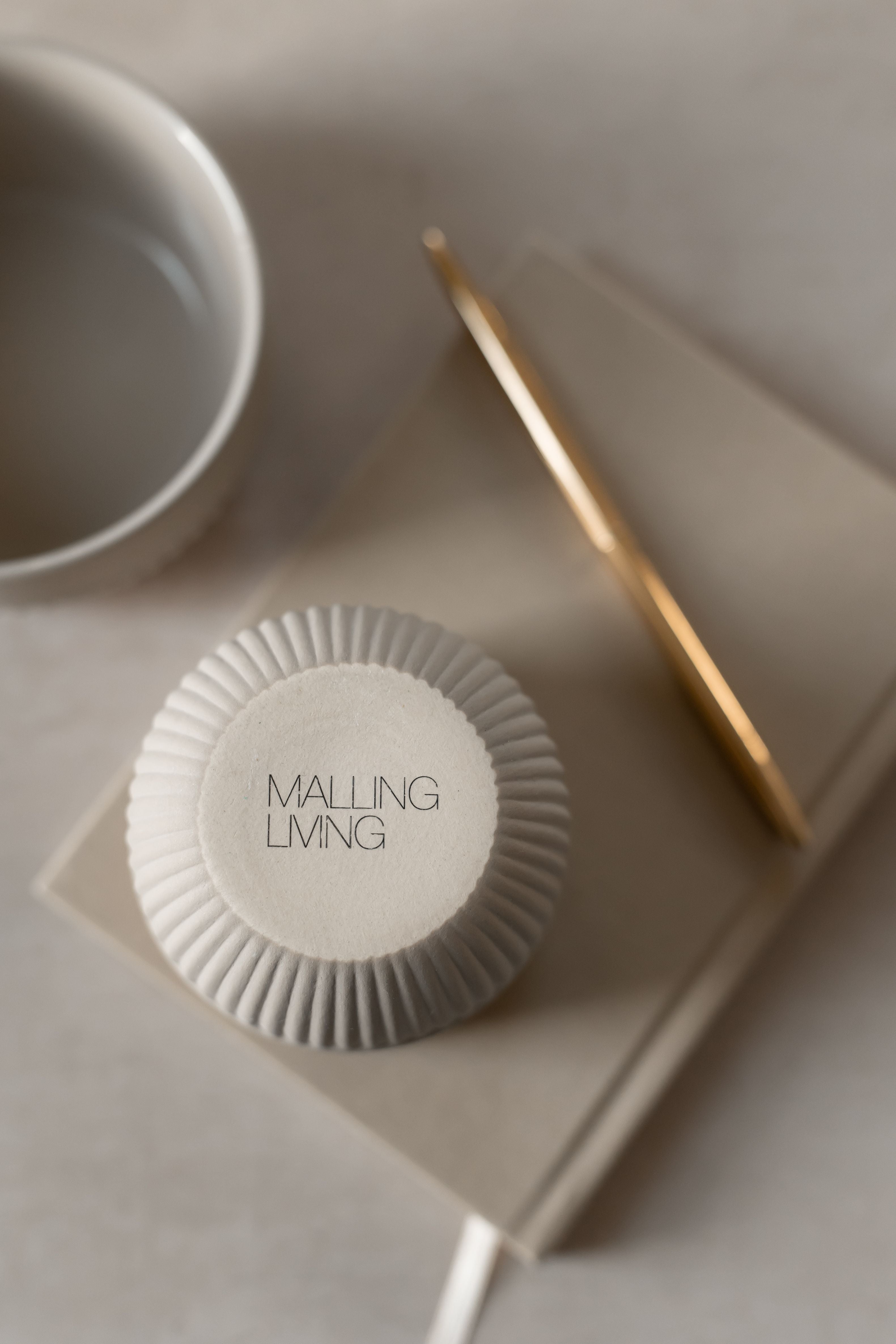 Malling Living Root Cup Big, Cream White