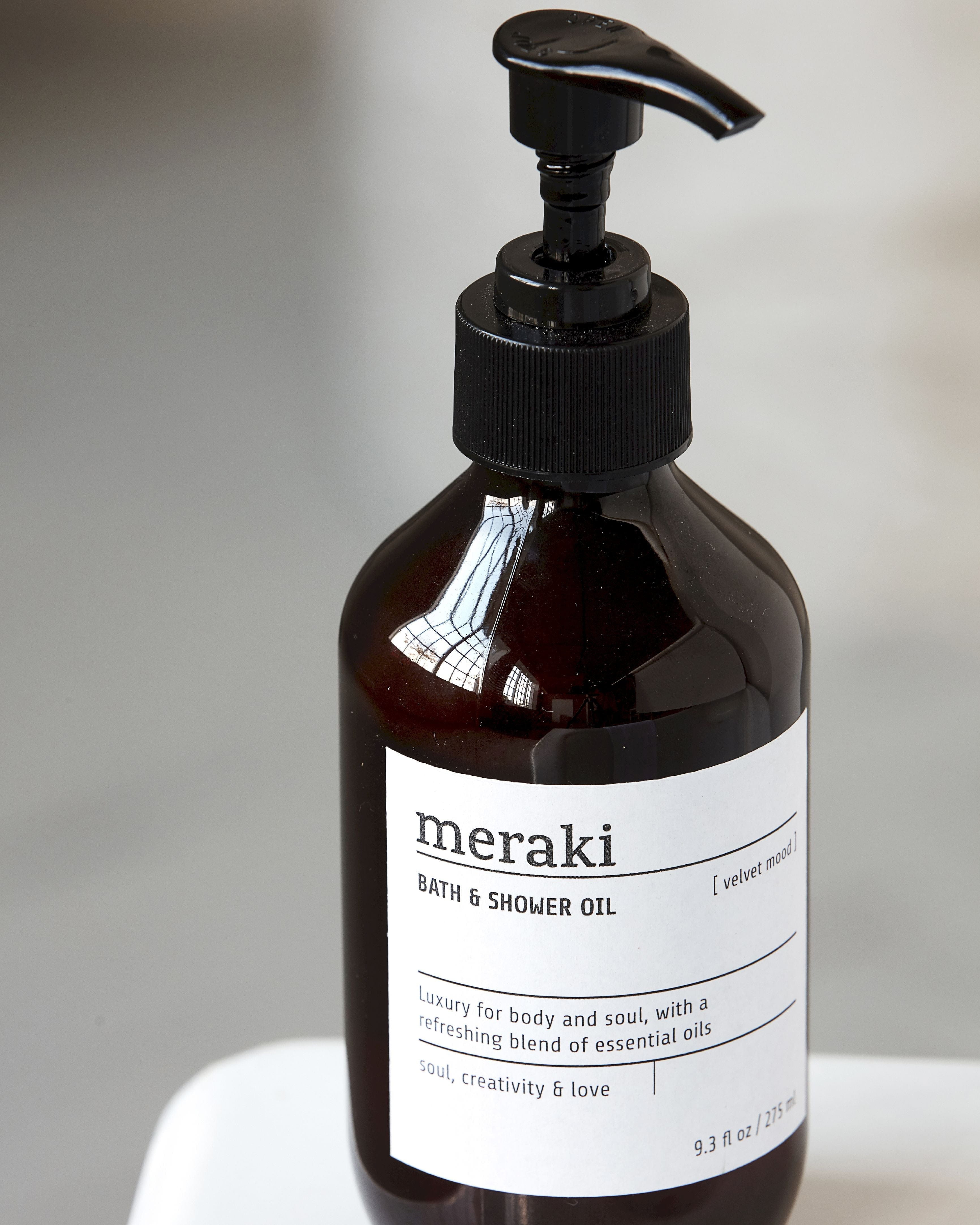 Meraki Bath & Shower Oil 275 ml, Velvet Mood