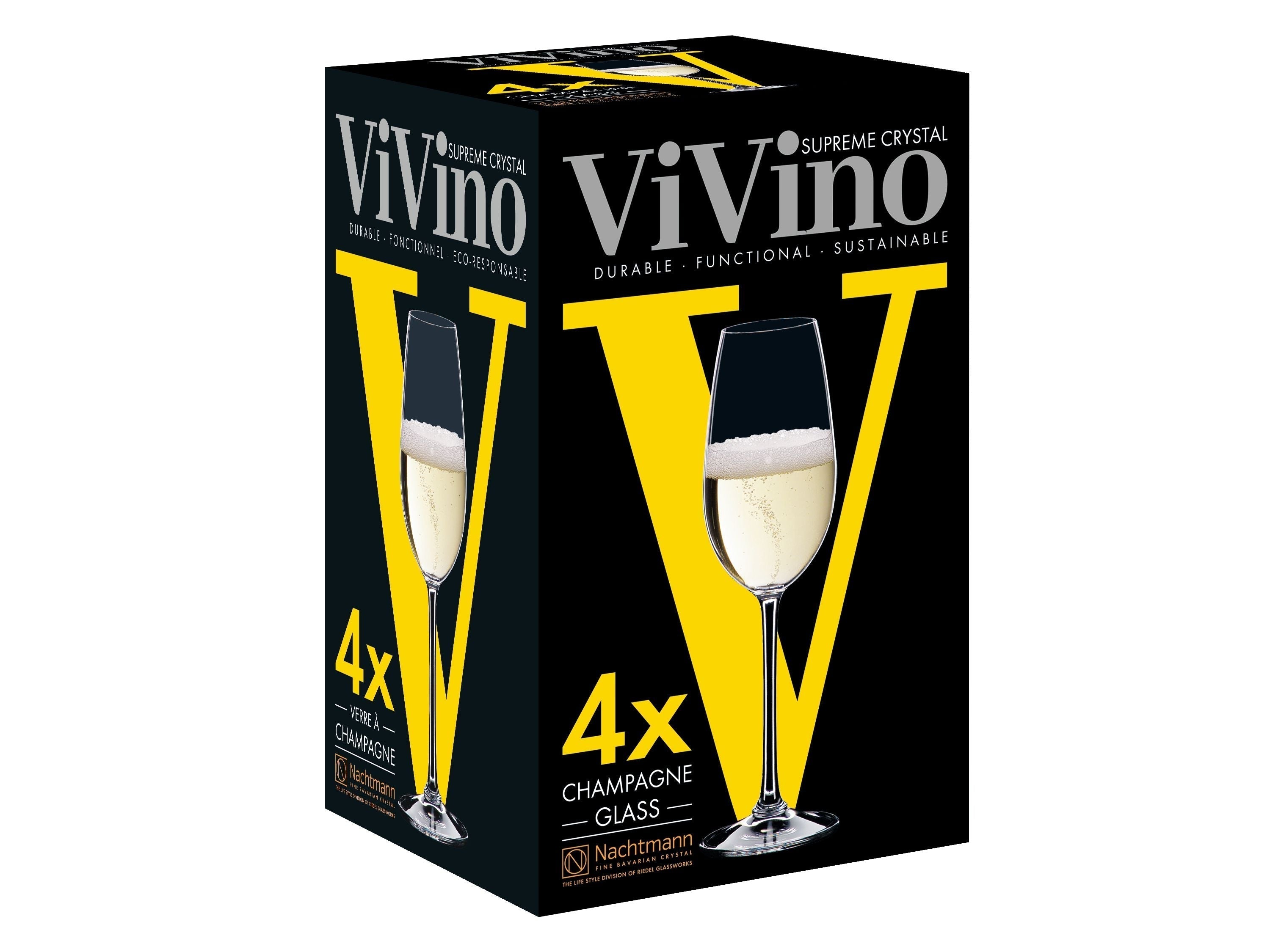 Nachtmann Vivino Champagne Glass 260 ml, 4 st.