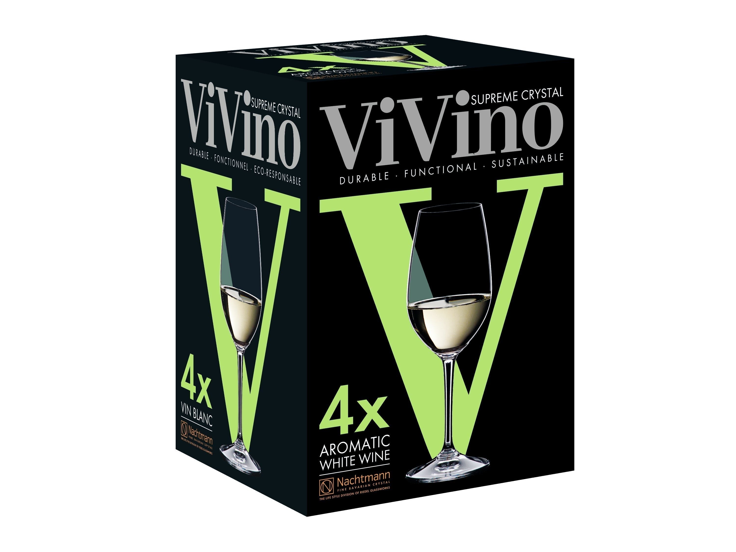 Nachtmann ViVino Hvidvinsglas 370 ml, 4 Stk.