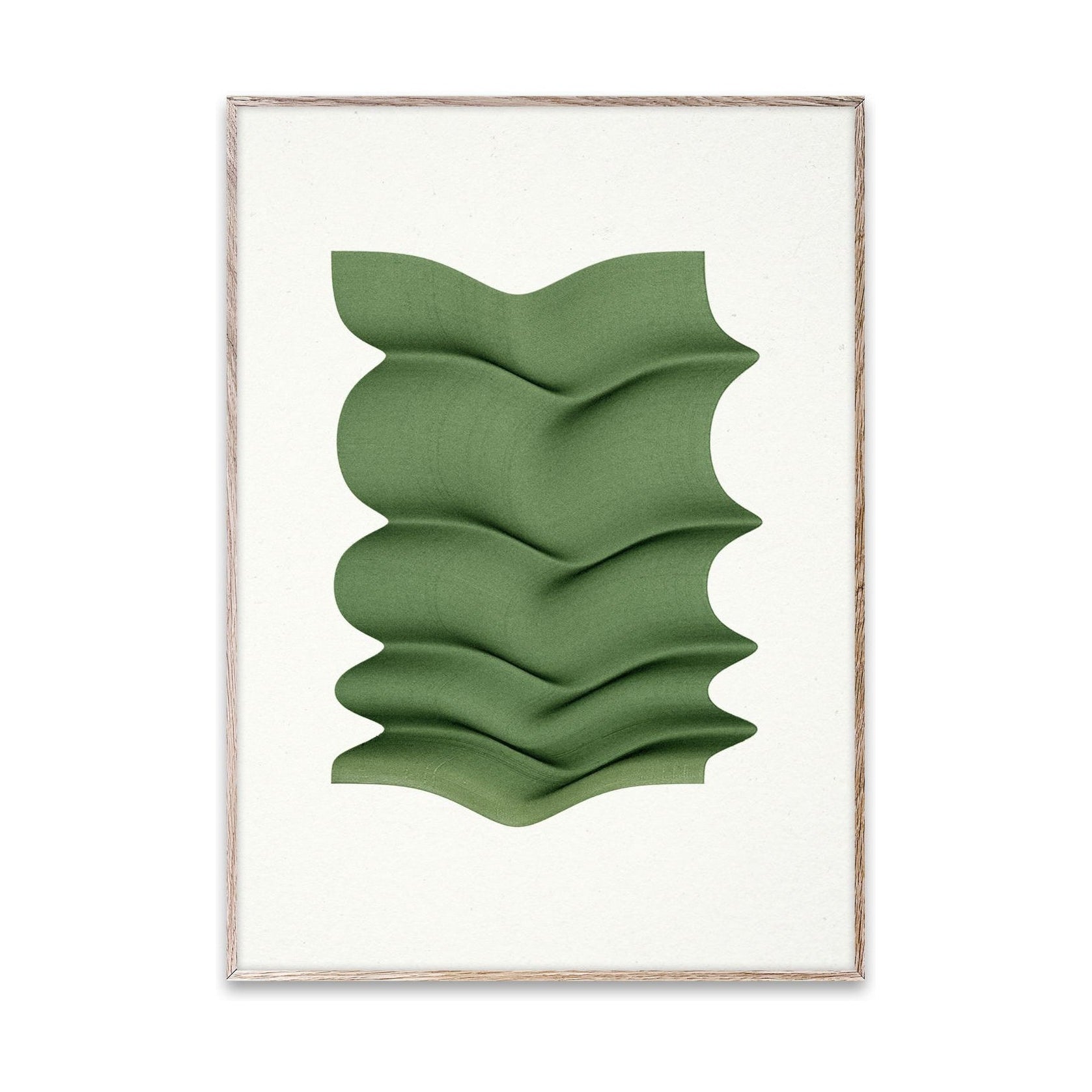 Paper Collective Grön viksaffisch, 30x40 cm