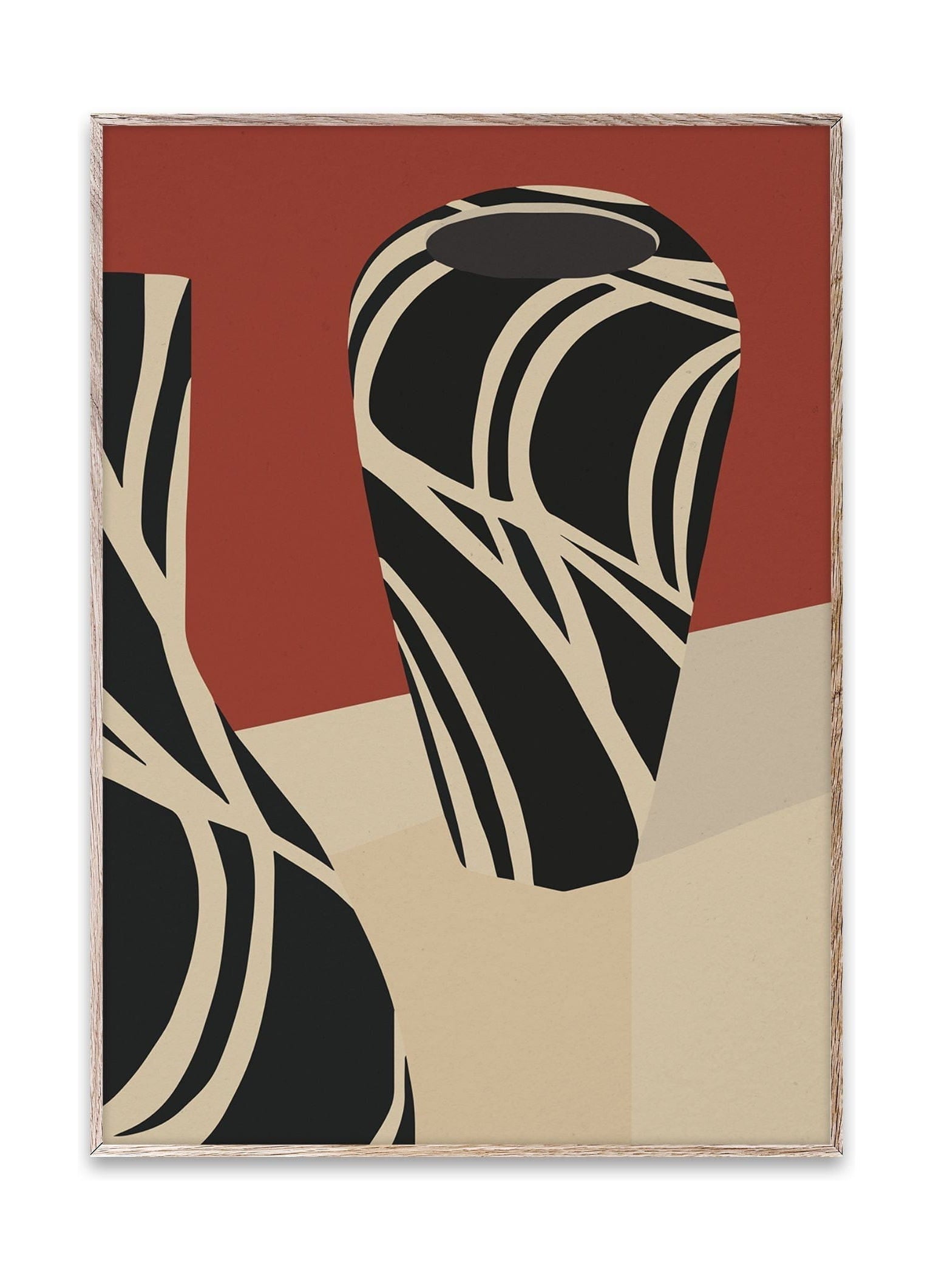 Paper Collective Kyrr Vase i affisch, 50x70 cm