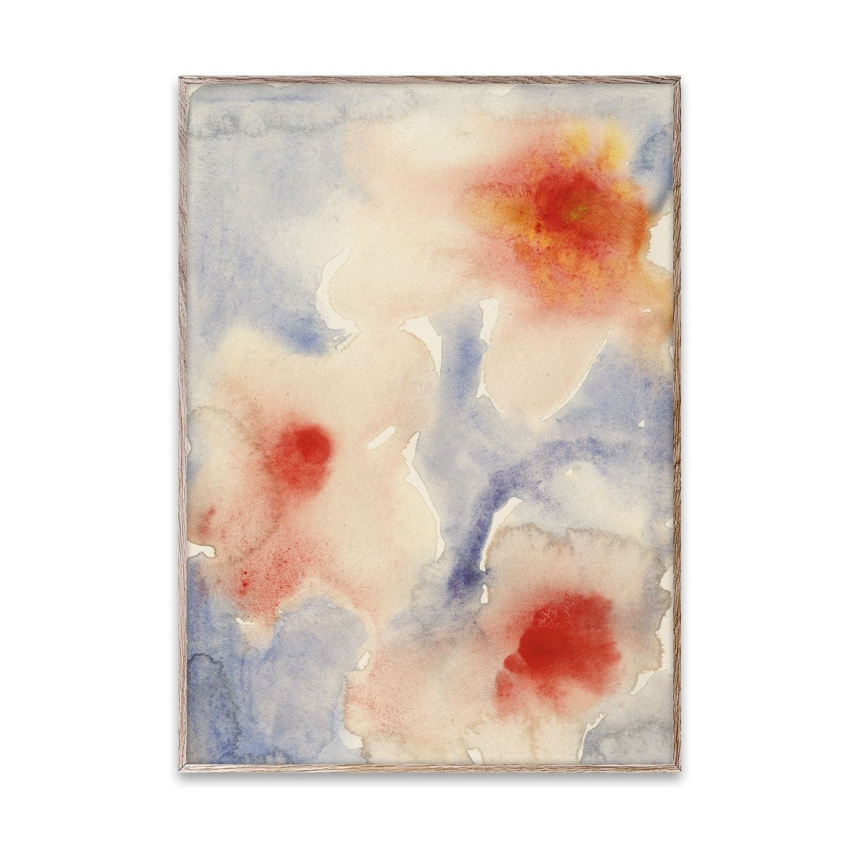 Paper Collective Tre blommor affisch, 50x70 cm