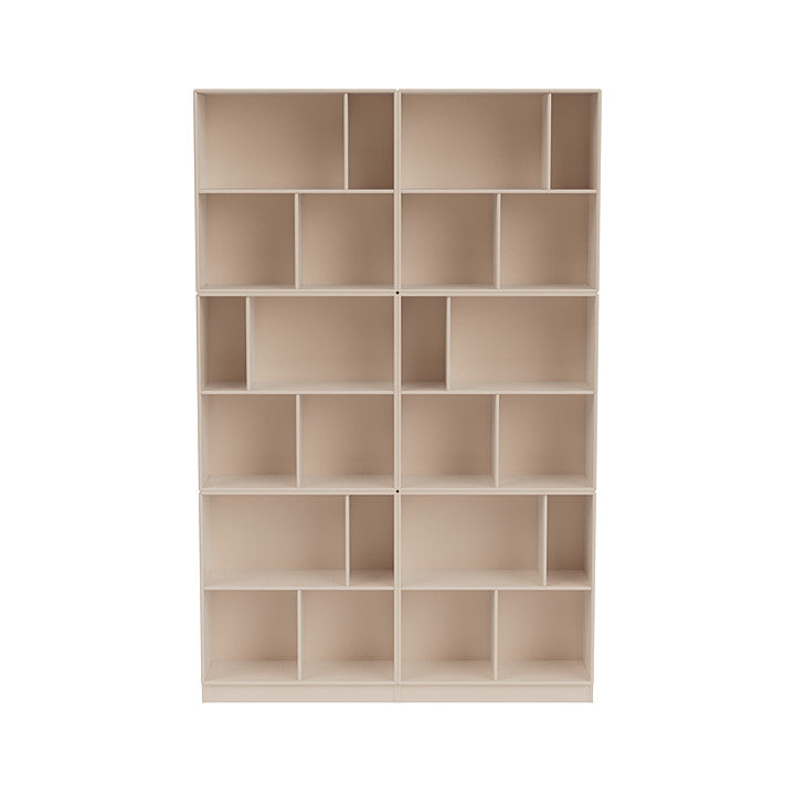 Montana Read Spacious Bookshelf With 7 Cm Plinth, Clay