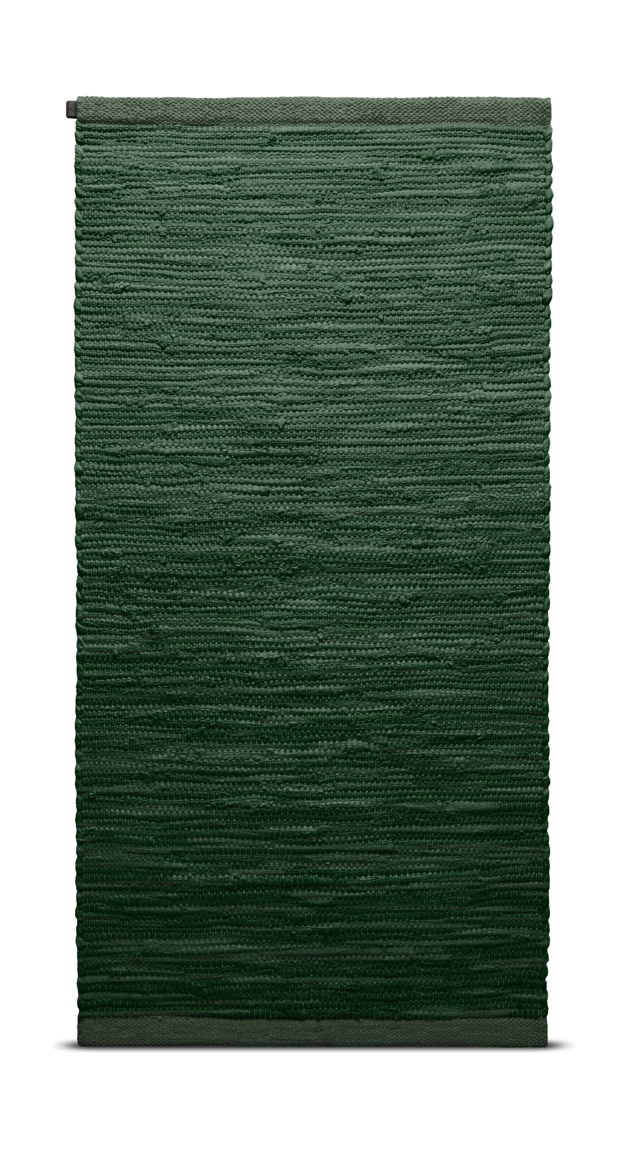 Rug Solid Cotton Tæppe 140 x 200 Cm, Moss