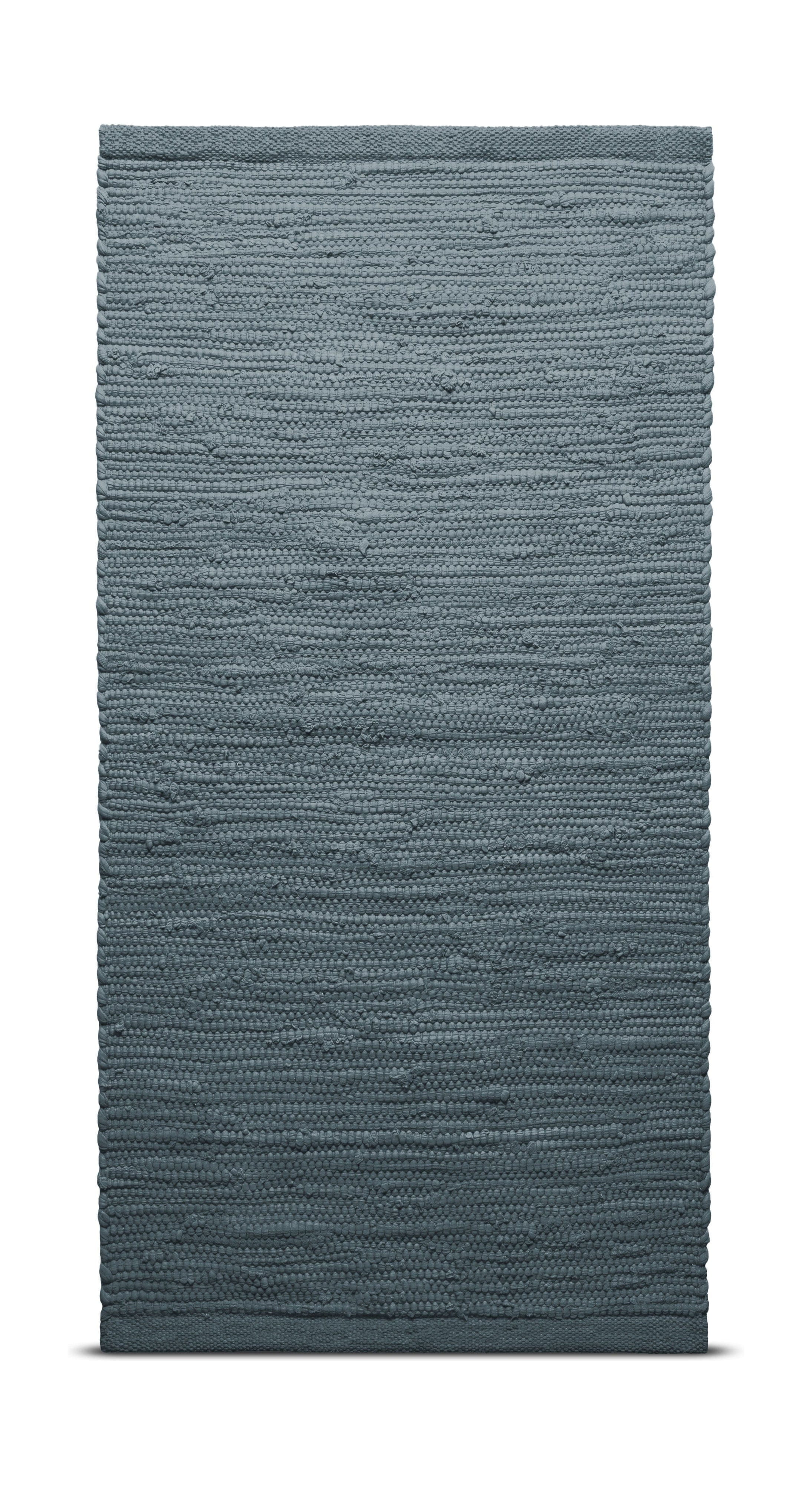 Rug Solid Cotton Tæppe 140 x 200 Cm, Steel Grey