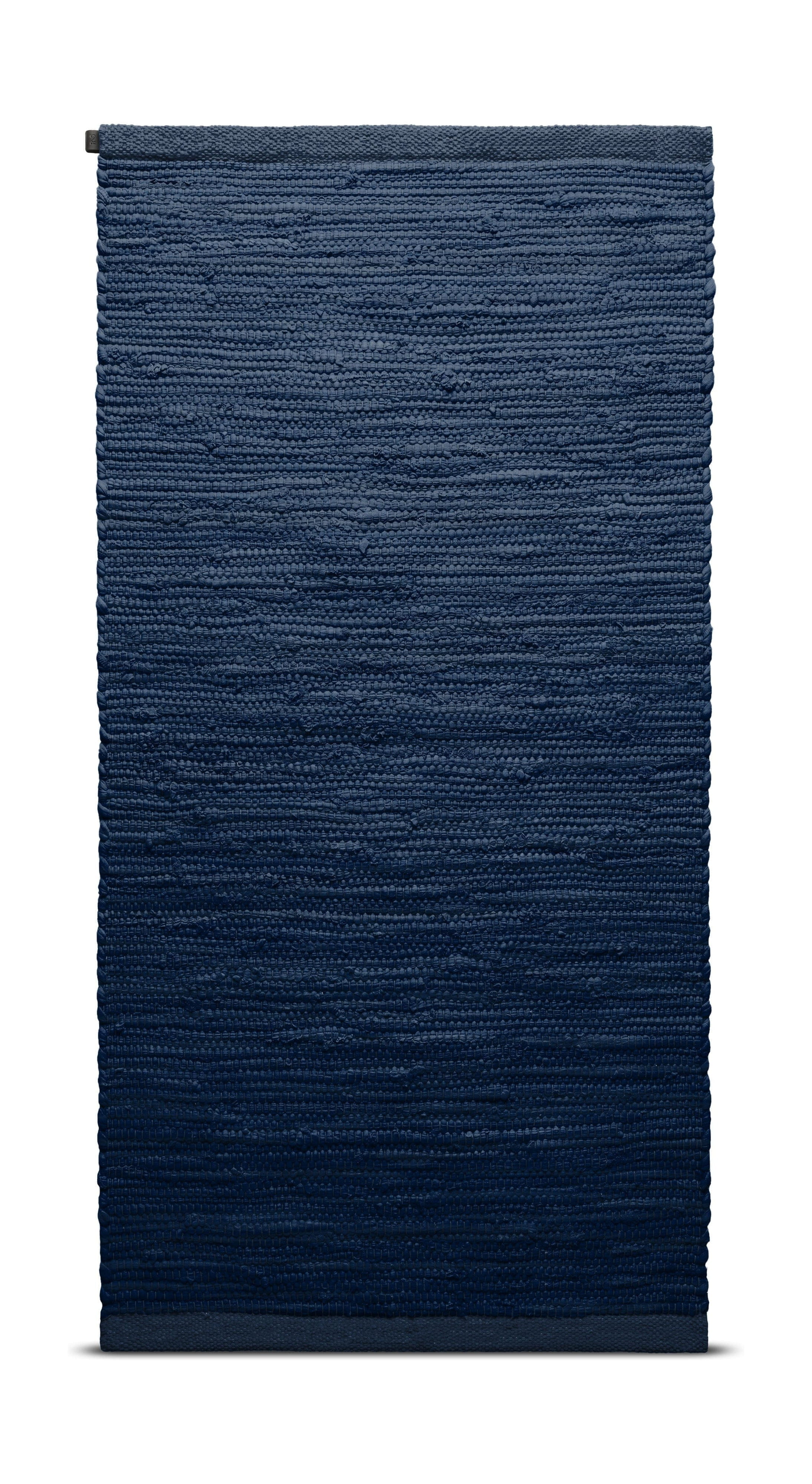 Rug Solid Cotton Tæppe 65 x 135 Cm, Blueberry