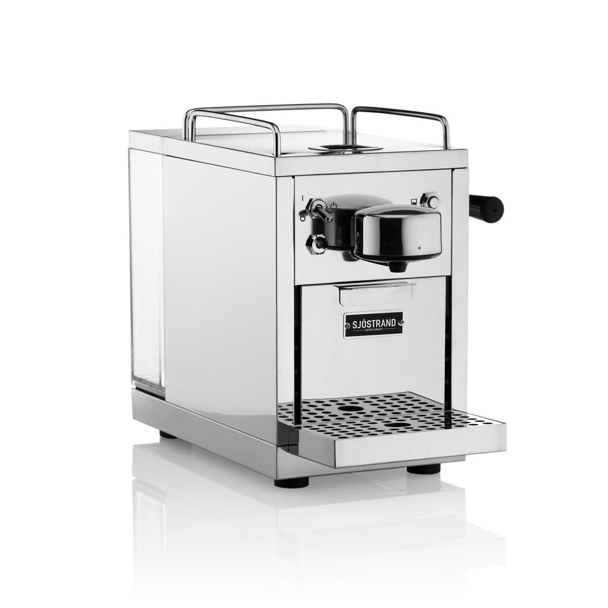 Sjöstrand Espressokapselmaskin, rostfritt stål