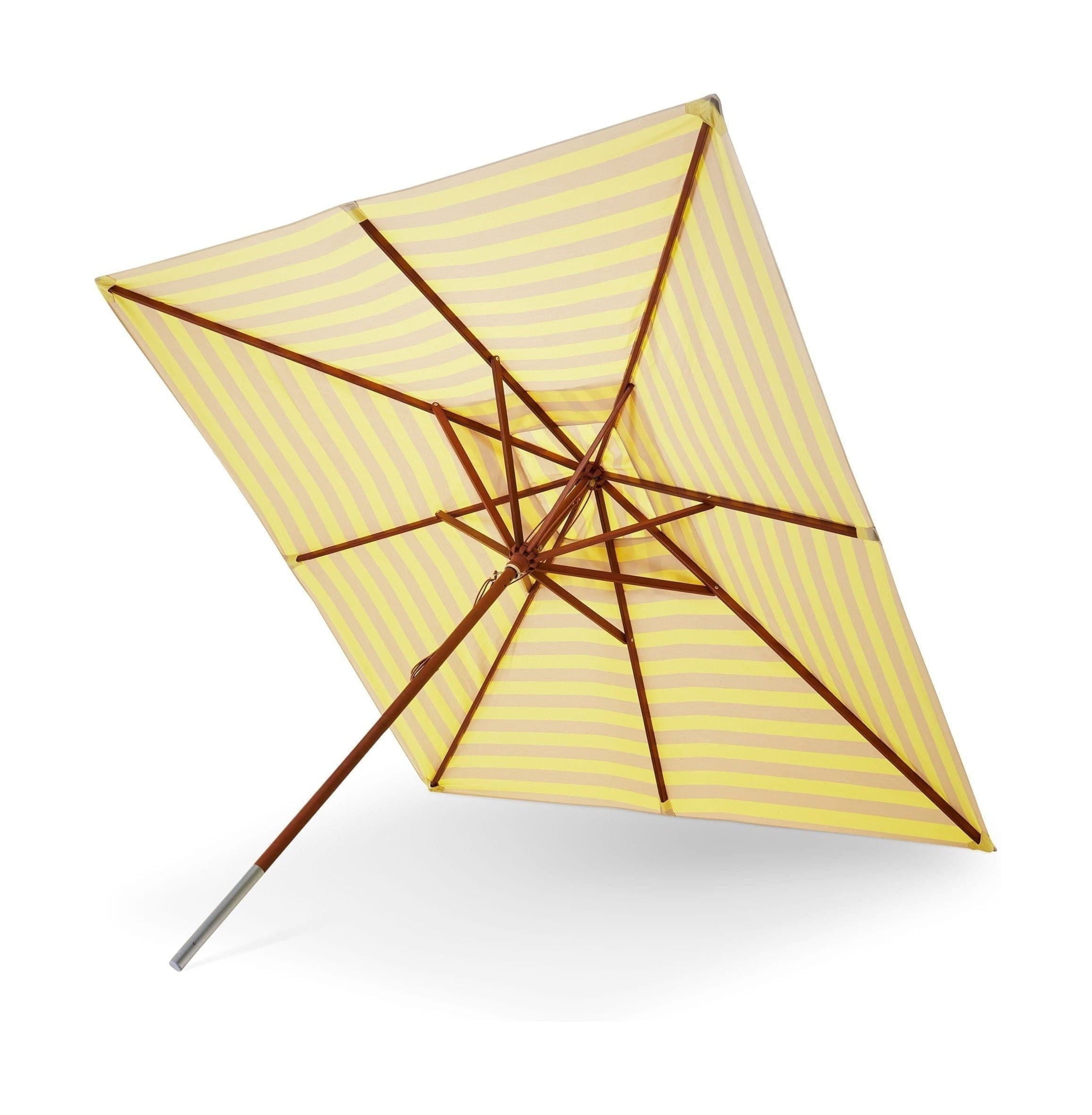 Skagerak Messina Parasol 300x300 cm, citron/sandband