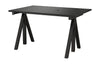 String Furniture Fungerar skrivbord 78x120 cm, svart/svart