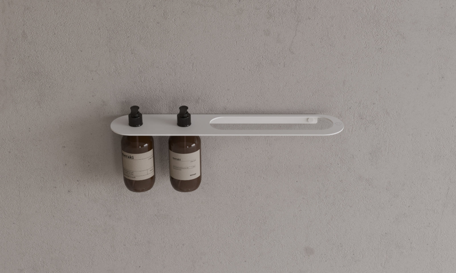 Copenhagen Bath Cb100 Soap And Towel Holder, Matte White